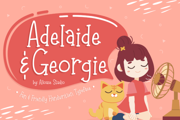 Adelaide Georgie: A Friendly Display Font for Creative Projects