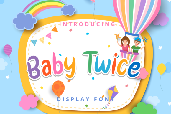 Baby Twice Display Font for Playful Web Design