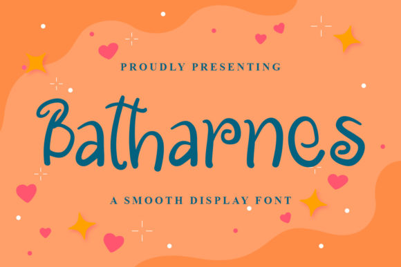 Batharnes: A Joyful Display Font for Branding and Design