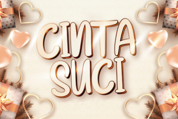 Cinta Suci: A Fresh Display Font for Creative Makers
