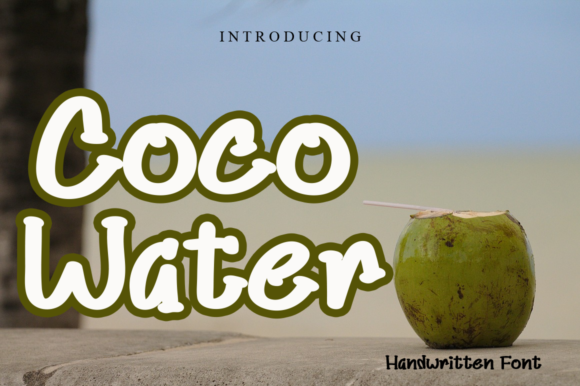 Coco Water Font for Quirky Branding and Creative Projects