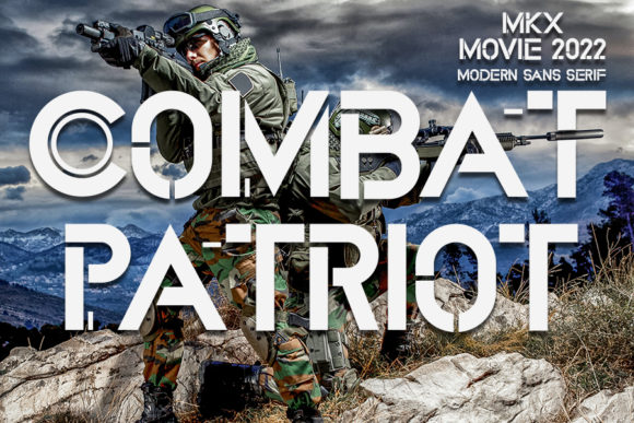 Combat Patriot: A Bold Font for Handmade Creations