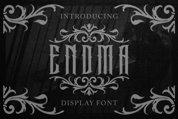 Endma Font: A Bold Display Font for Creative Projects