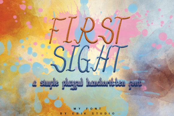 First Sight Font for Handmade Creations and More