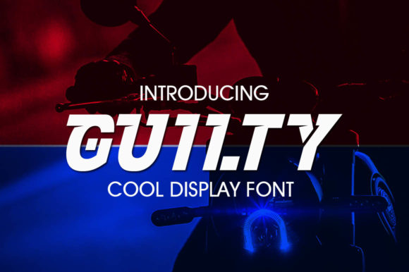 Guilty: A Modern Display Font for Creative Branding