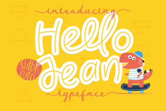 Hello Jean: A Fun and Friendly Display Font for Bold Branding