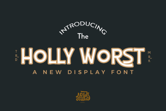 Holly Worst: A Vintage Display Font for Elegant Editorial Design