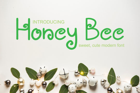 Honey Bee Font: A Whimsical Display Type