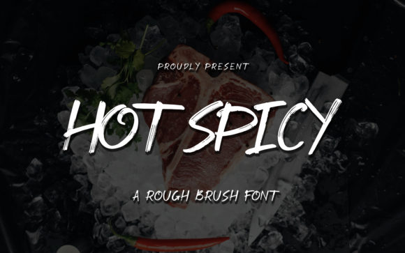 Hot Spicy: A Bold Display Font for Impactful Design