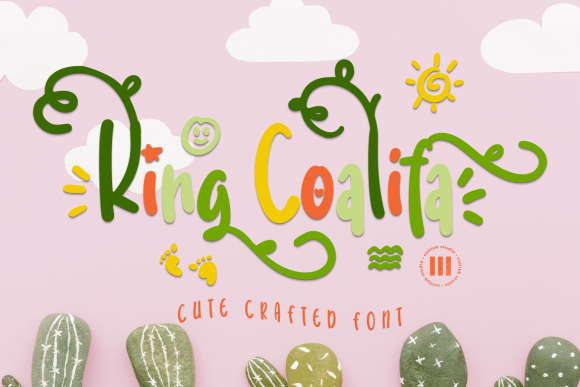 King Coalifa: A Cute Crafted Display Font for Creative Projects