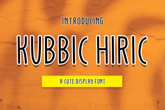 Kubbic Hiric for Web Design: A Playful Display Font for Branding