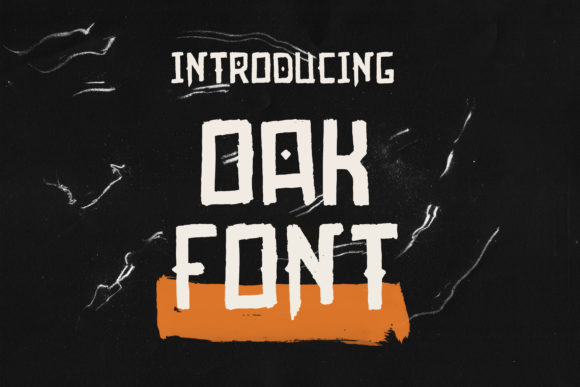 Oak: A Bold Vintage Display Font for Editorial Design