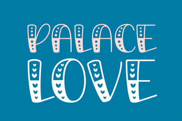 Palace Love: A Display Font That Elevates Branding