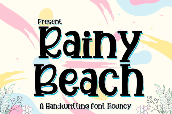 Rainy Beach Font for Quirky Branding Projects