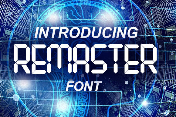 Remaster Display Font for Modern Web Design