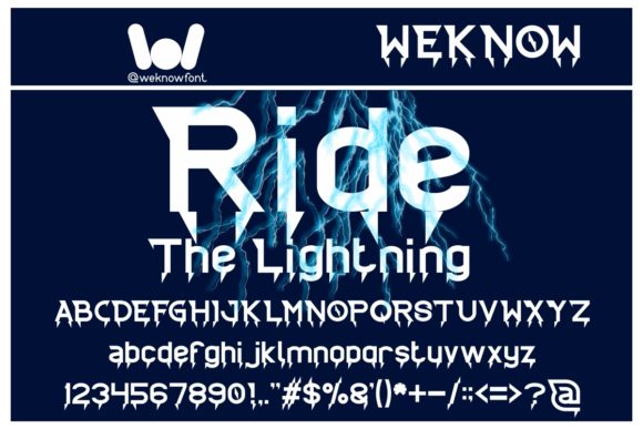 Ride the Lightning for Bold Web Typography