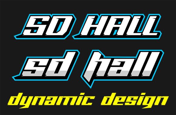 Sd Hall: A Modern Display Font for Bold Branding