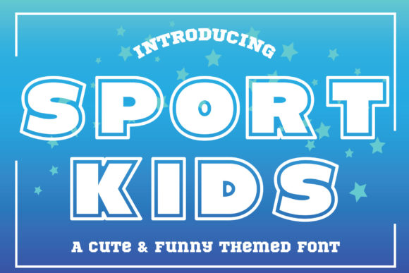 Sport Kids Font for High-Impact Campaign Designs