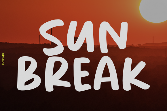 Sunbreak Font for Urban Branding and Creative Projects