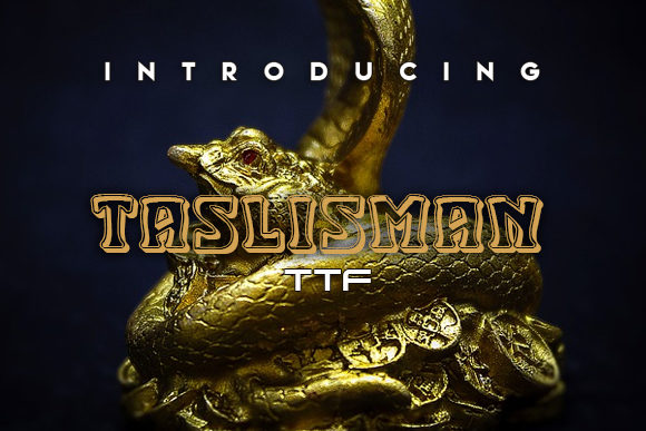Talisman Display Font for Web Design Projects