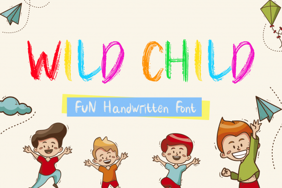 Wild Child: A Playful Display Font for Creative Projects