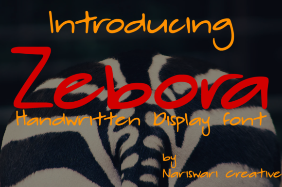 Zebora: A Modern Display Font for Creative Makers